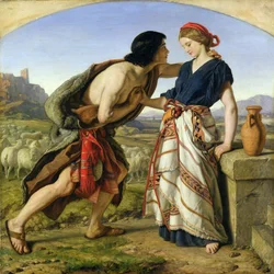 Spotkanie Jakuba i Racheli, 1853